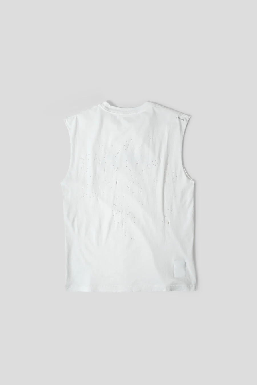 T-SHIRT SANS MANCHES MOTHTECH BLANC - Image 4