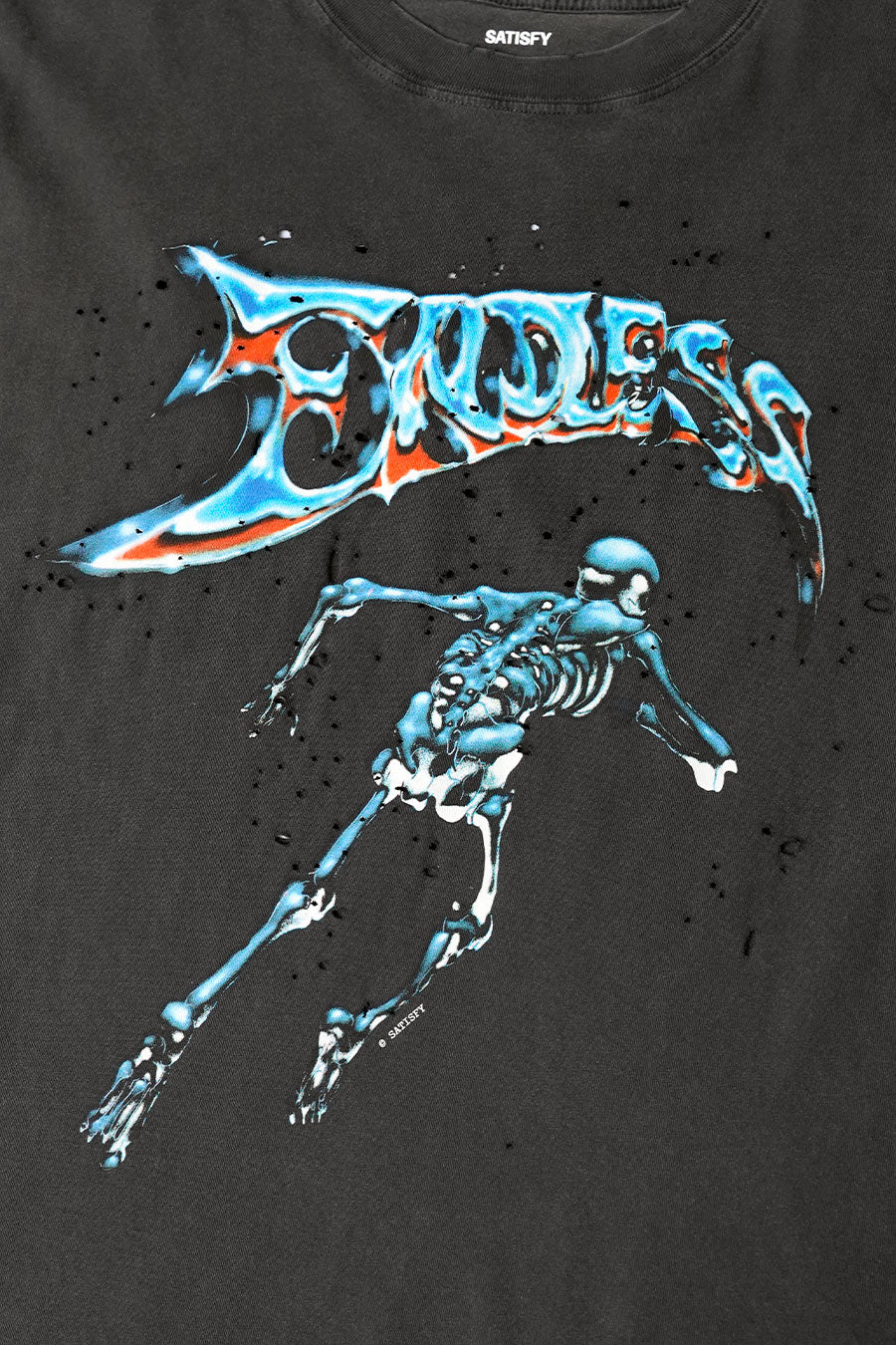 T-SHIRT SANS MANCHES MOTHTECH MUSCLE NOIR DÉLAVÉ - Image 2