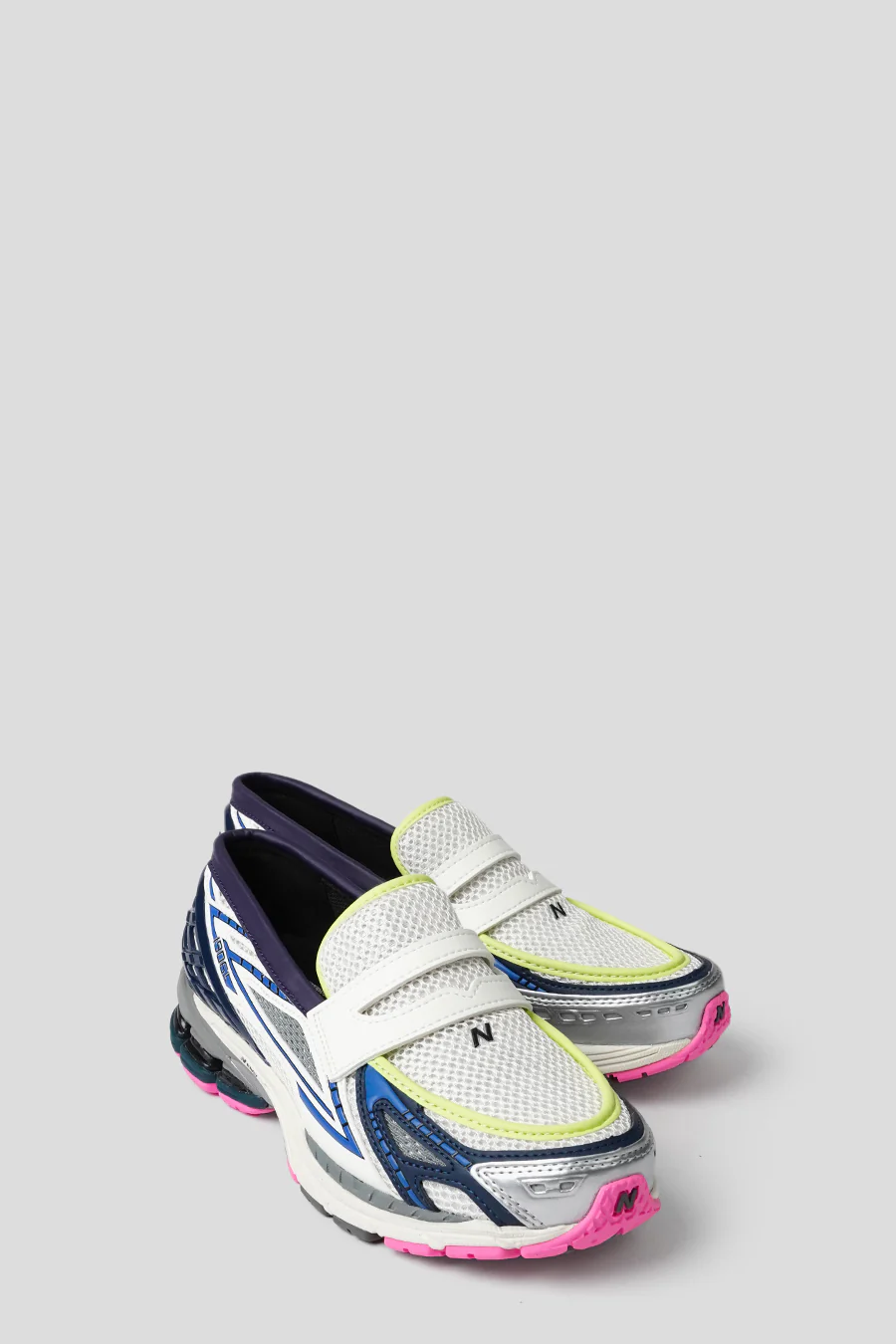 SNEAKERS 1906 SILVER METALLIC ET NAVY ET PINK HEAT - Image 2