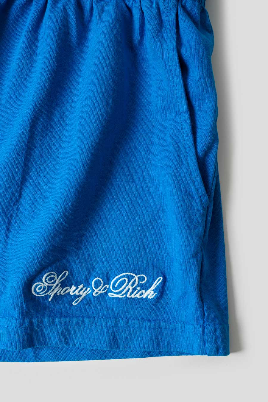 SHORT CURSIVE LOGO BLEU ROYAL - Image 2