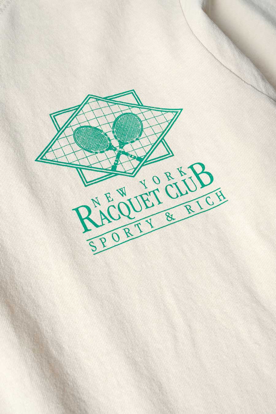 T-SHIRT RACQUET CLUB CRÈME - Image 2