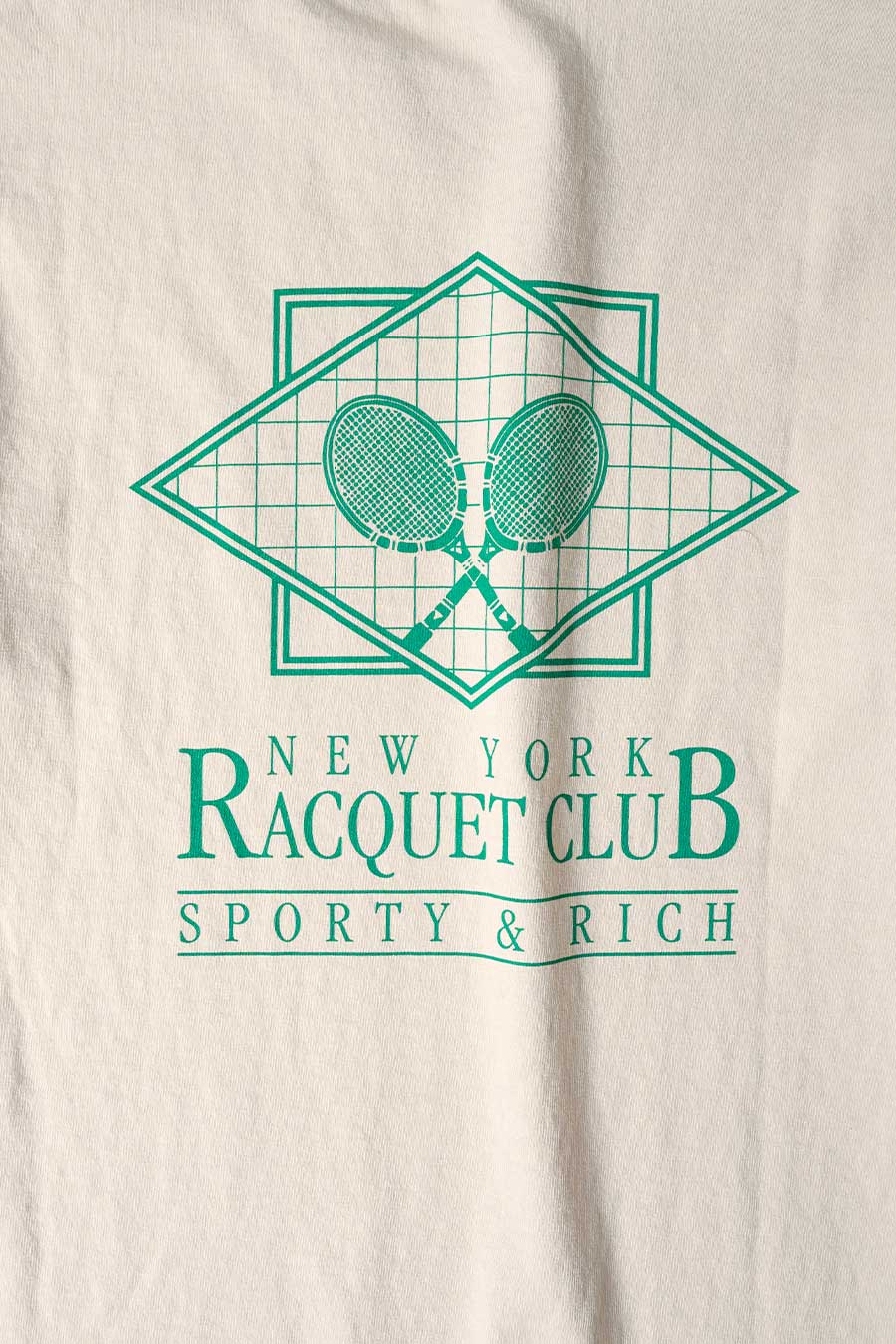 T-SHIRT RACQUET CLUB CRÈME - Image 4