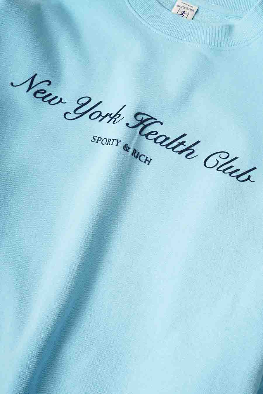 CREWNECK NY HEALTH CLUB BLEU CIEL - Image 2