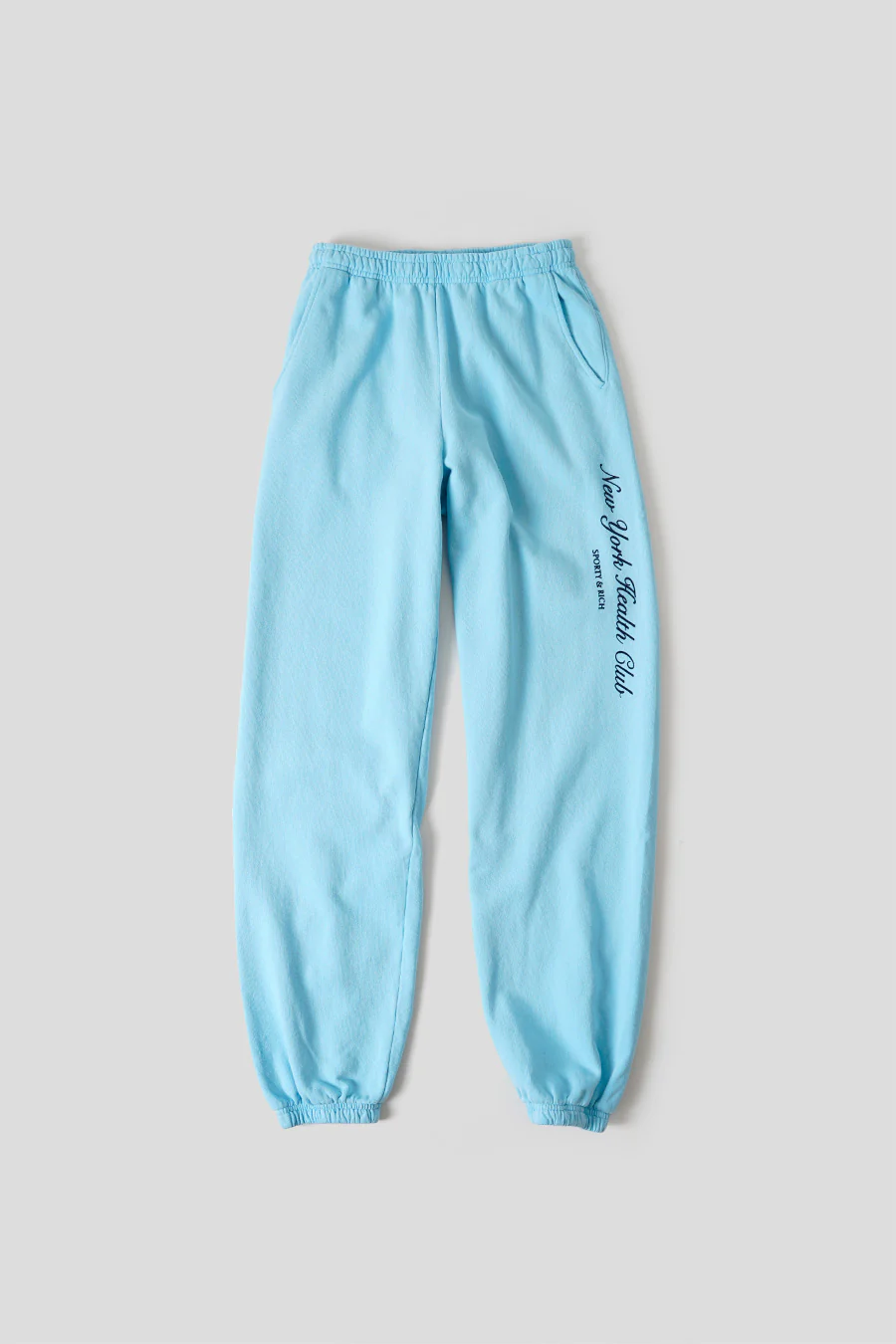 PANTALON DE SURVETEMENT NY HEALTH CLUB BLEU CIEL