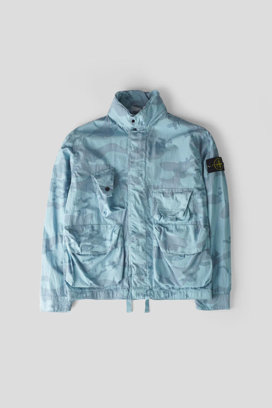 VESTE LÉGÈRE RIPSTOP BLEU CENDRÉ CAMO