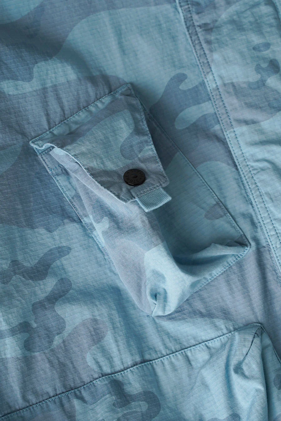 VESTE LÉGÈRE RIPSTOP BLEU CENDRÉ CAMO - Image 4