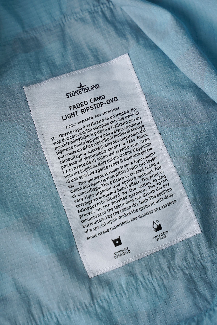VESTE LÉGÈRE RIPSTOP BLEU CENDRÉ CAMO - Image 6