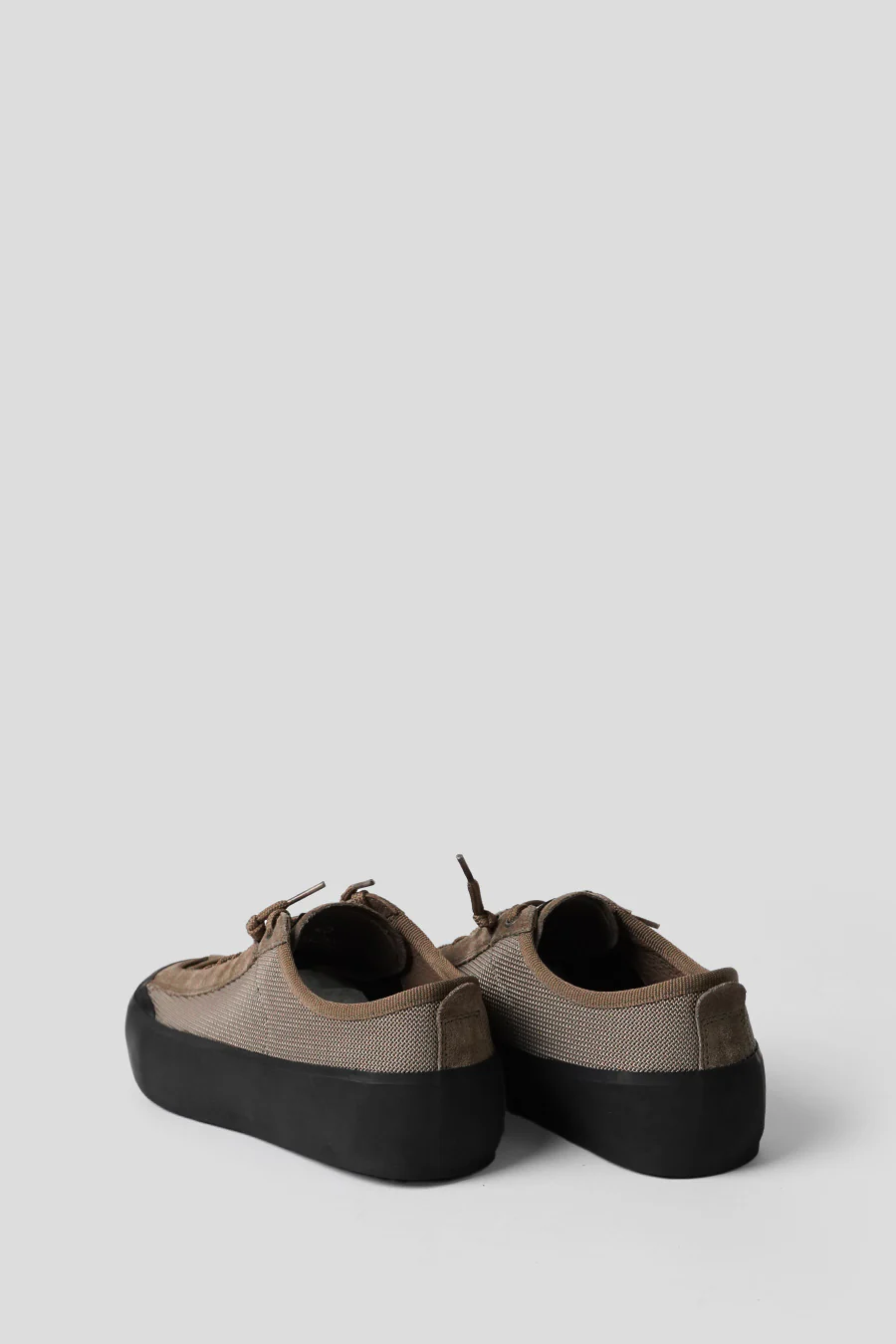 SNEAKERS POLY MESH BRUN CENDRĂ - Image 4