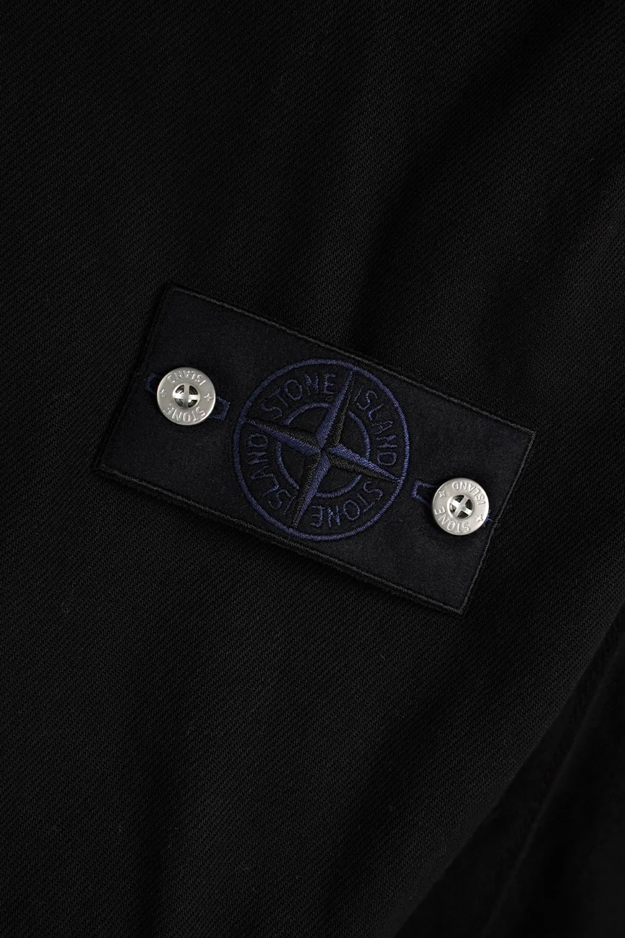 SUR-CHEMISE EN JEAN NOIRE - Image 2