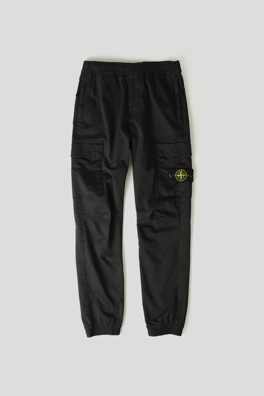 PANTALON CARGO ÉLASTIQUE NOIR
