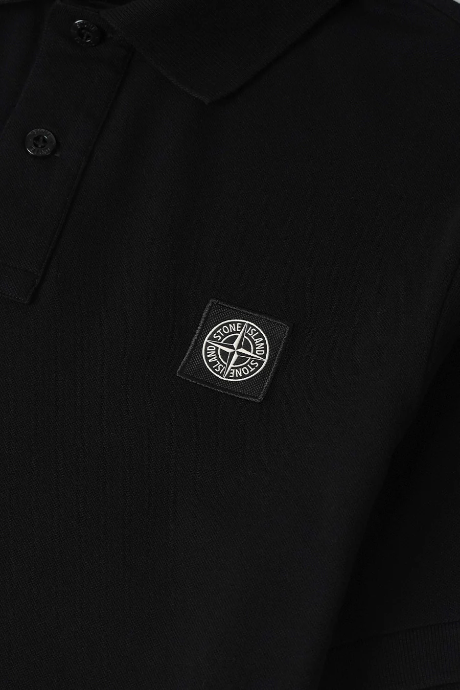 POLO À COUPE SLIM NOIR - Image 2