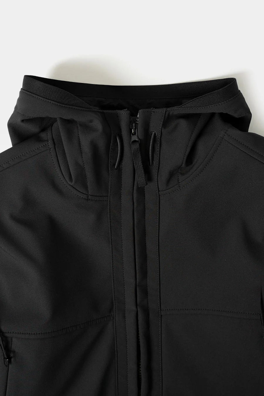VESTE SOFT SHELL-R E.DYE POLYESTER RECYCLÉ NOIRE - Image 2