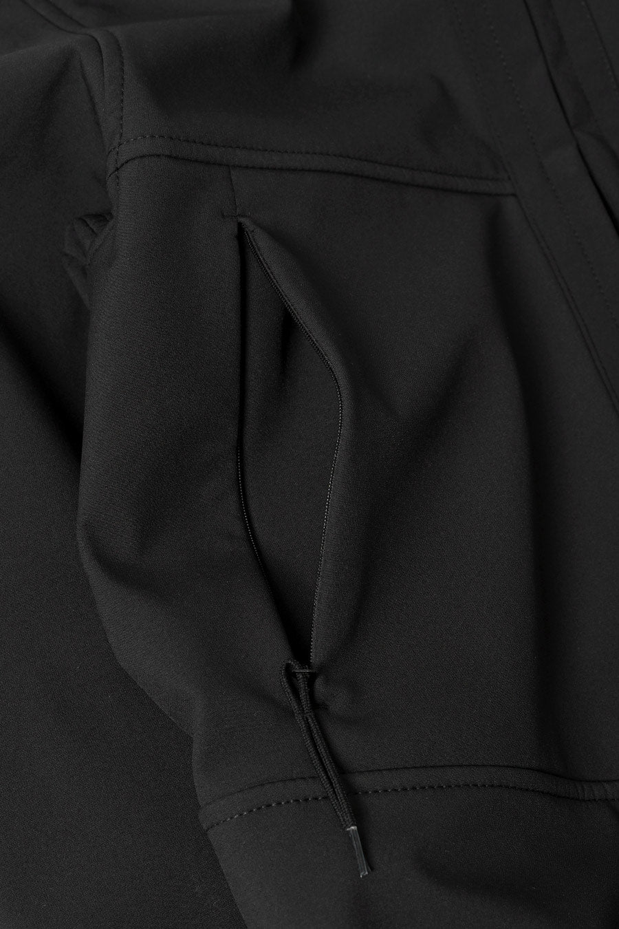VESTE SOFT SHELL-R E.DYE POLYESTER RECYCLÉ NOIRE - Image 3
