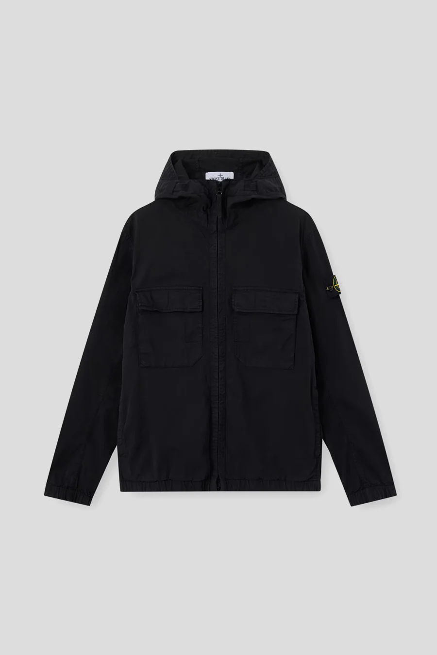 VESTE Ă CAPUCHE STRETCH NOIRE