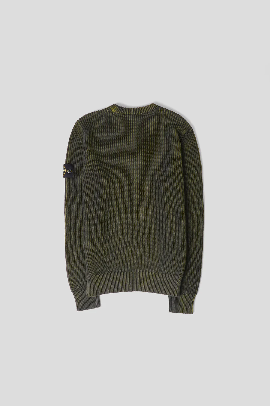 PULL EN MAILLE TRICOTÉ VERT FONCÉ - Image 3