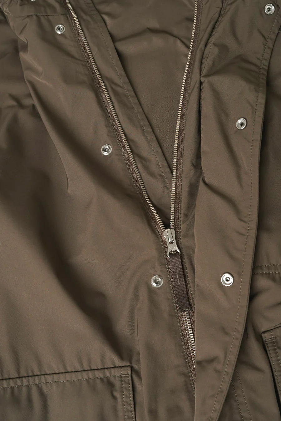 VESTE MICRO TWILL VERT FONCÉ - Image 2