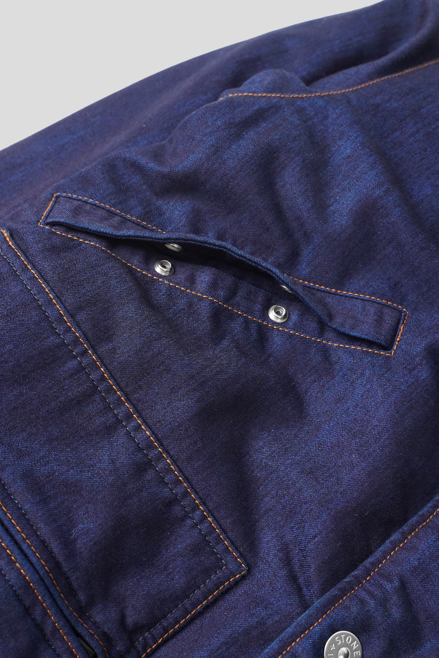 PARKA COURTE INDIGO POLYPROPYLENE DENIM LIGHT - Image 6