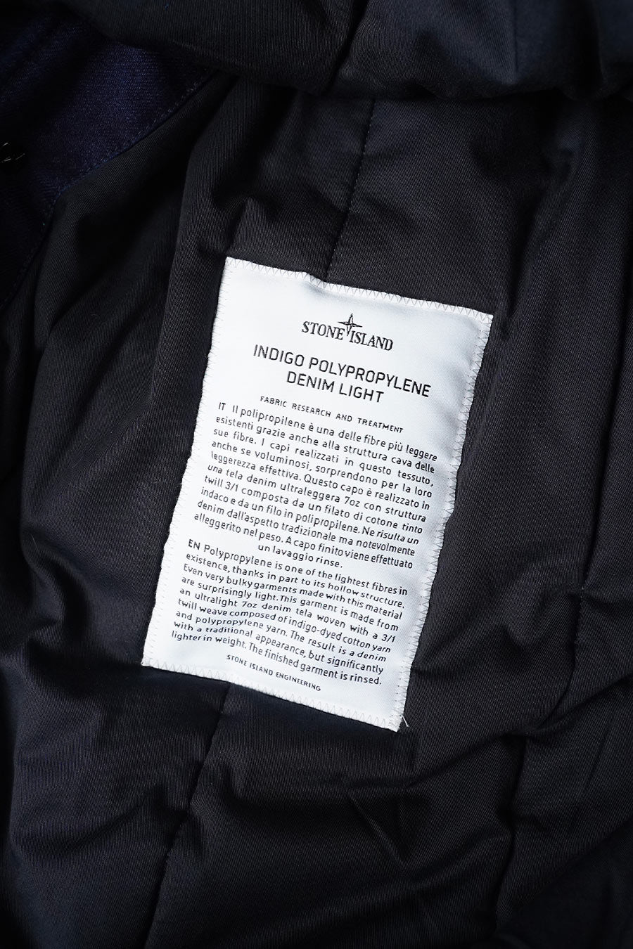 PARKA COURTE INDIGO POLYPROPYLENE DENIM LIGHT - Image 9