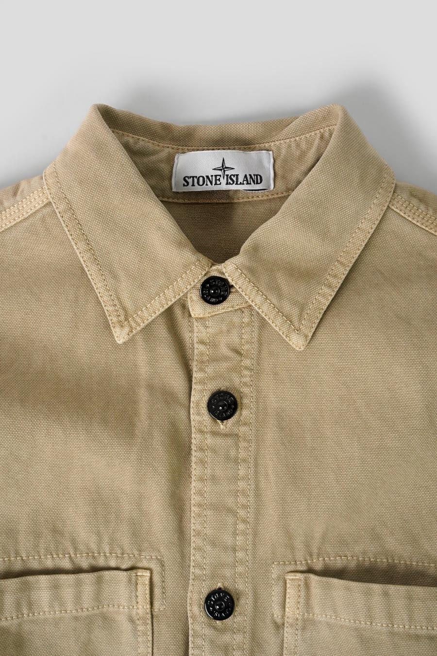SUR-CHEMISE ORGANIC COTTON PANAMA OLD EFFECT DÉSERT - Image 2