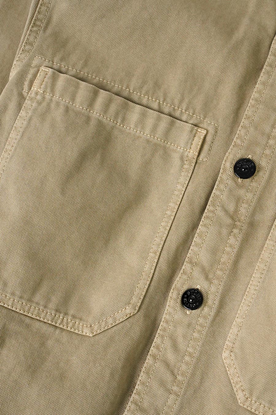 SUR-CHEMISE ORGANIC COTTON PANAMA OLD EFFECT DÉSERT - Image 4