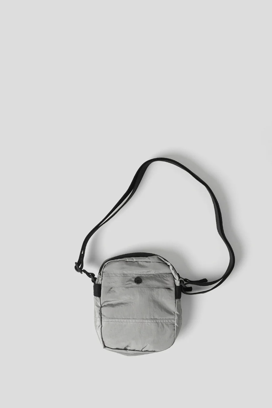 SACOCHE NYLON METAL GRISE - Image 3