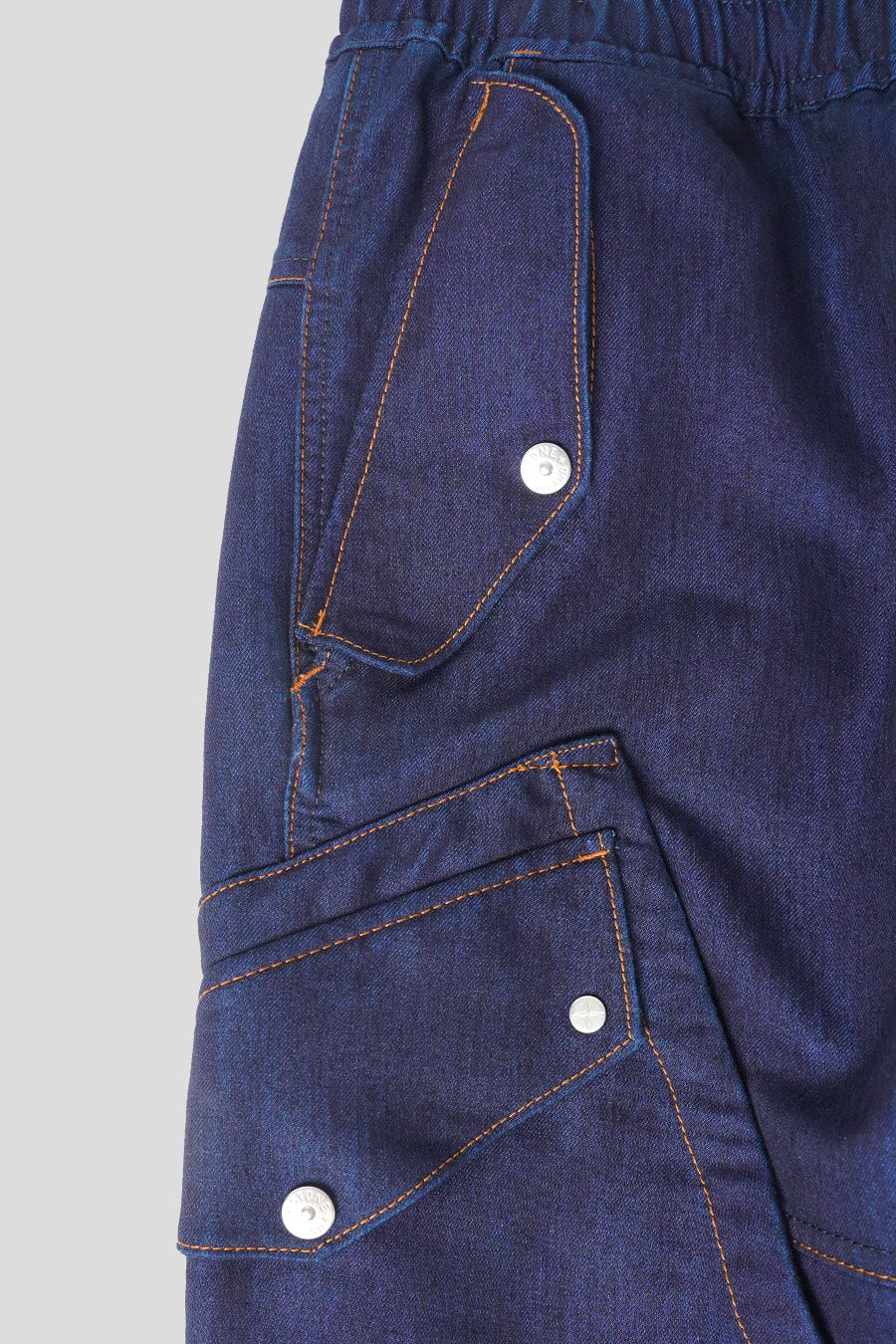 PANTALON CARGO BLEU INDIGO - Image 4