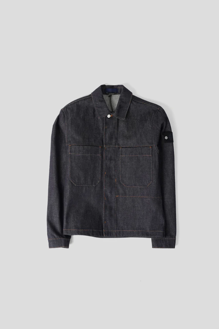 VESTE INDIGO DENIM BLEU BRUT