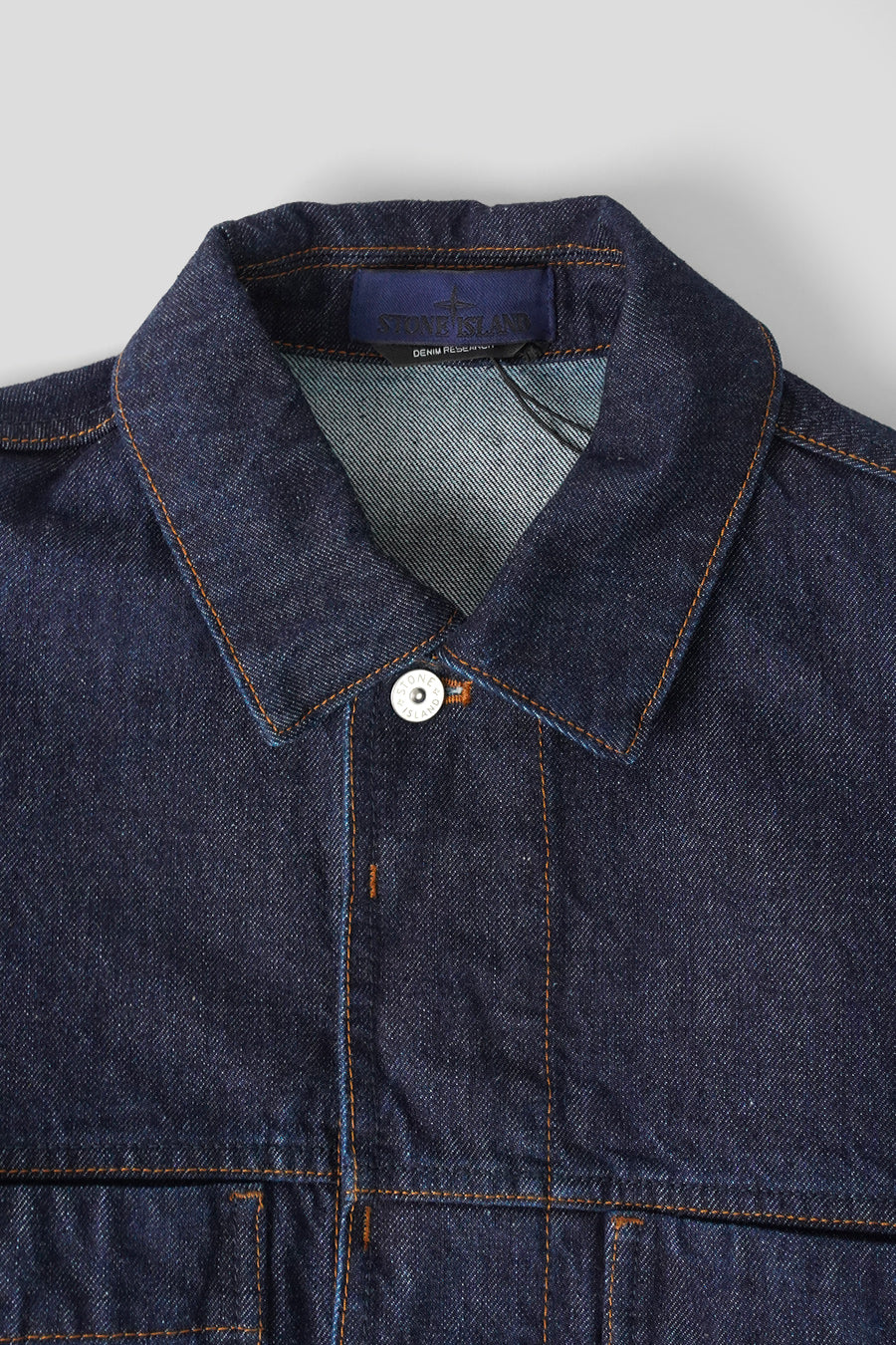 VESTE INDIGO DENIM BLEU DÉLAVÉ - Image 3