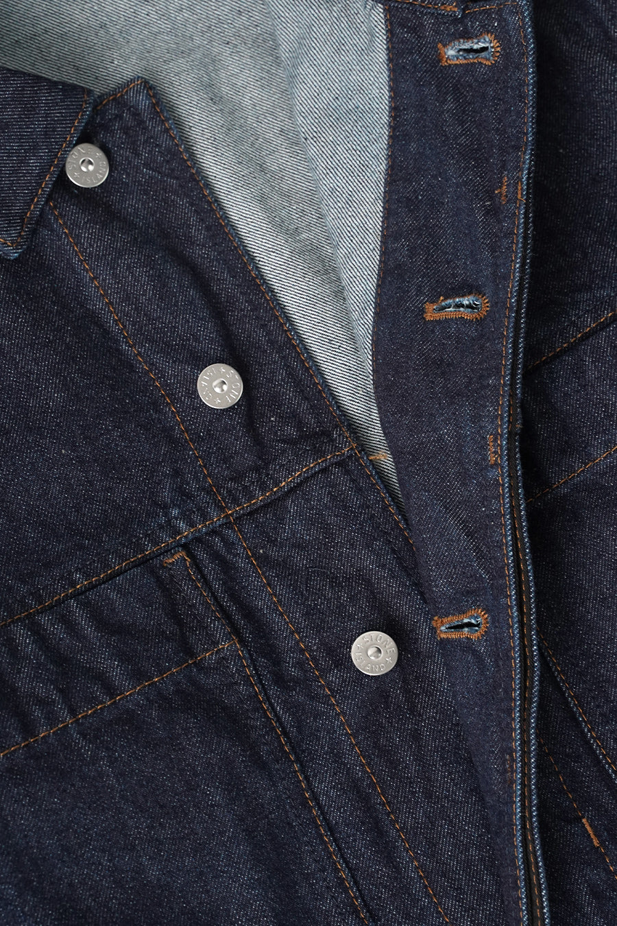 VESTE INDIGO DENIM BLEU DÉLAVÉ - Image 4