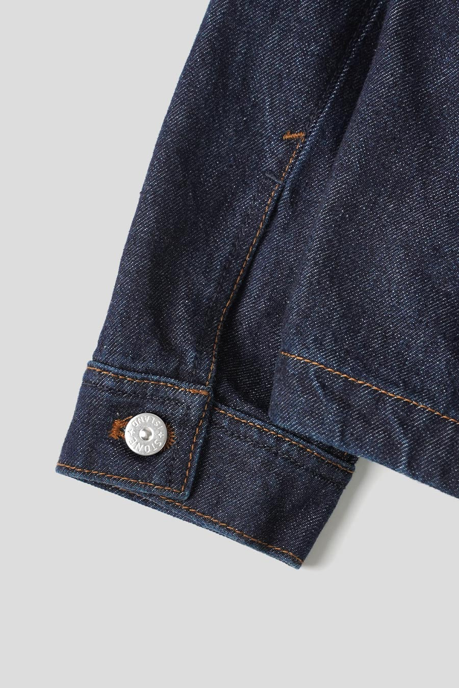 VESTE INDIGO DENIM BLEU DÉLAVÉ - Image 6