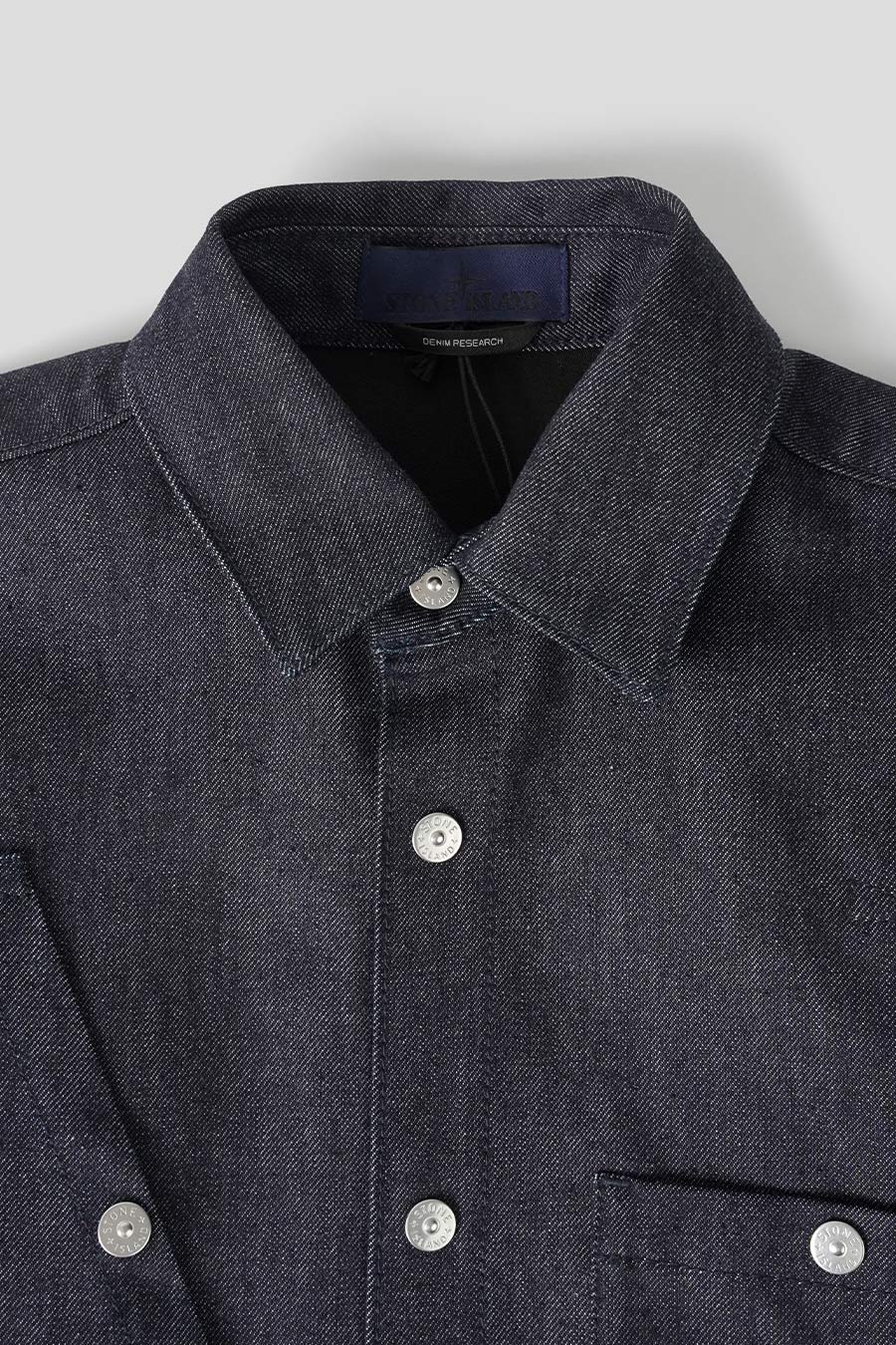 SUR-CHEMISE EN JEAN INDIGO - Image 3