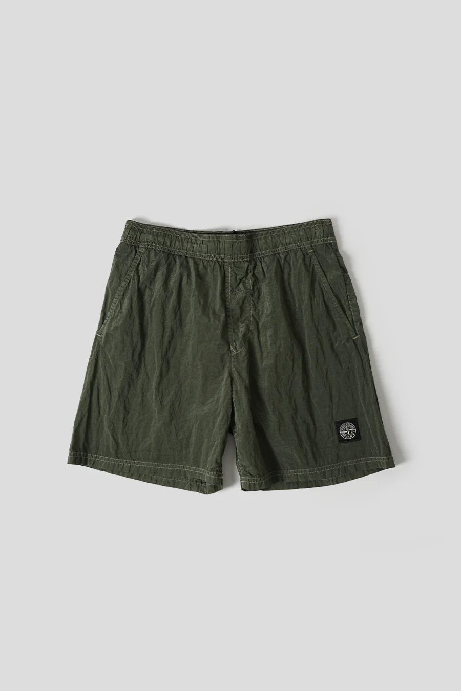 SHORT DE BAIN NYLON METAL KAKI