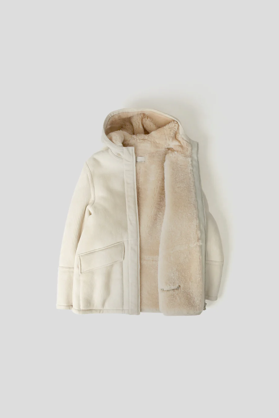 BLOUSON SUEDE SHEEPSKIN GHOST PIECE BEIGE NATUREL - Image 2