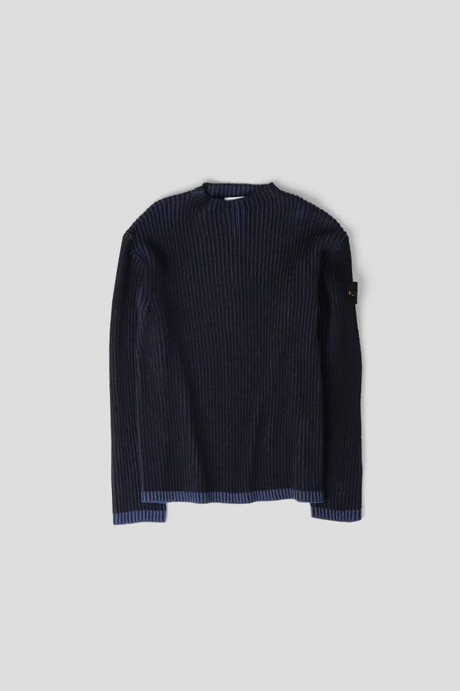 PULL EN MALLE VANISÉ BLEU MARINE