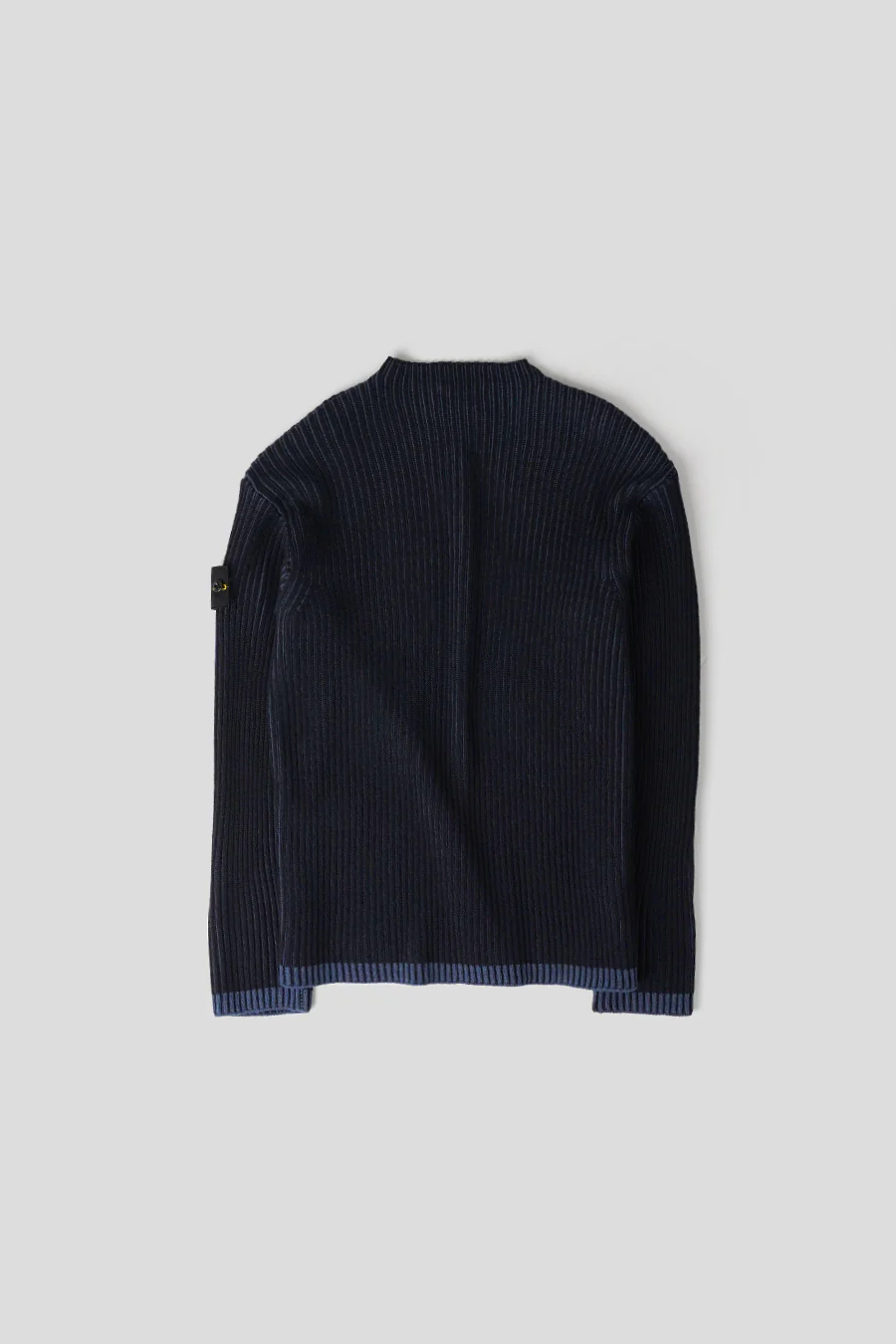 PULL EN MALLE VANISÉ BLEU MARINE - Image 3