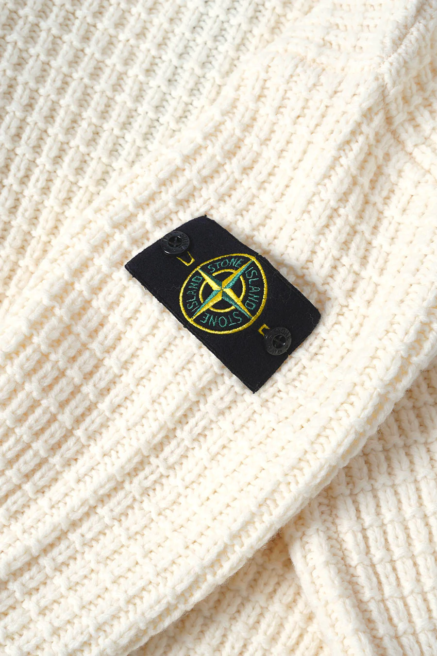 PULL À MAILLE ÉPAISSE BLANC CASSÉ - Image 2