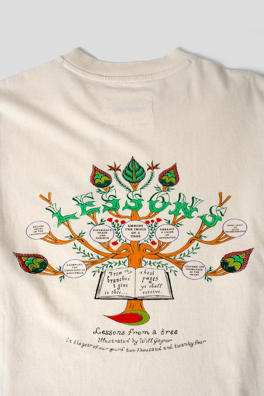 T-SHIRT GRATEFUL SS LESSON ÉCRU - Image 4