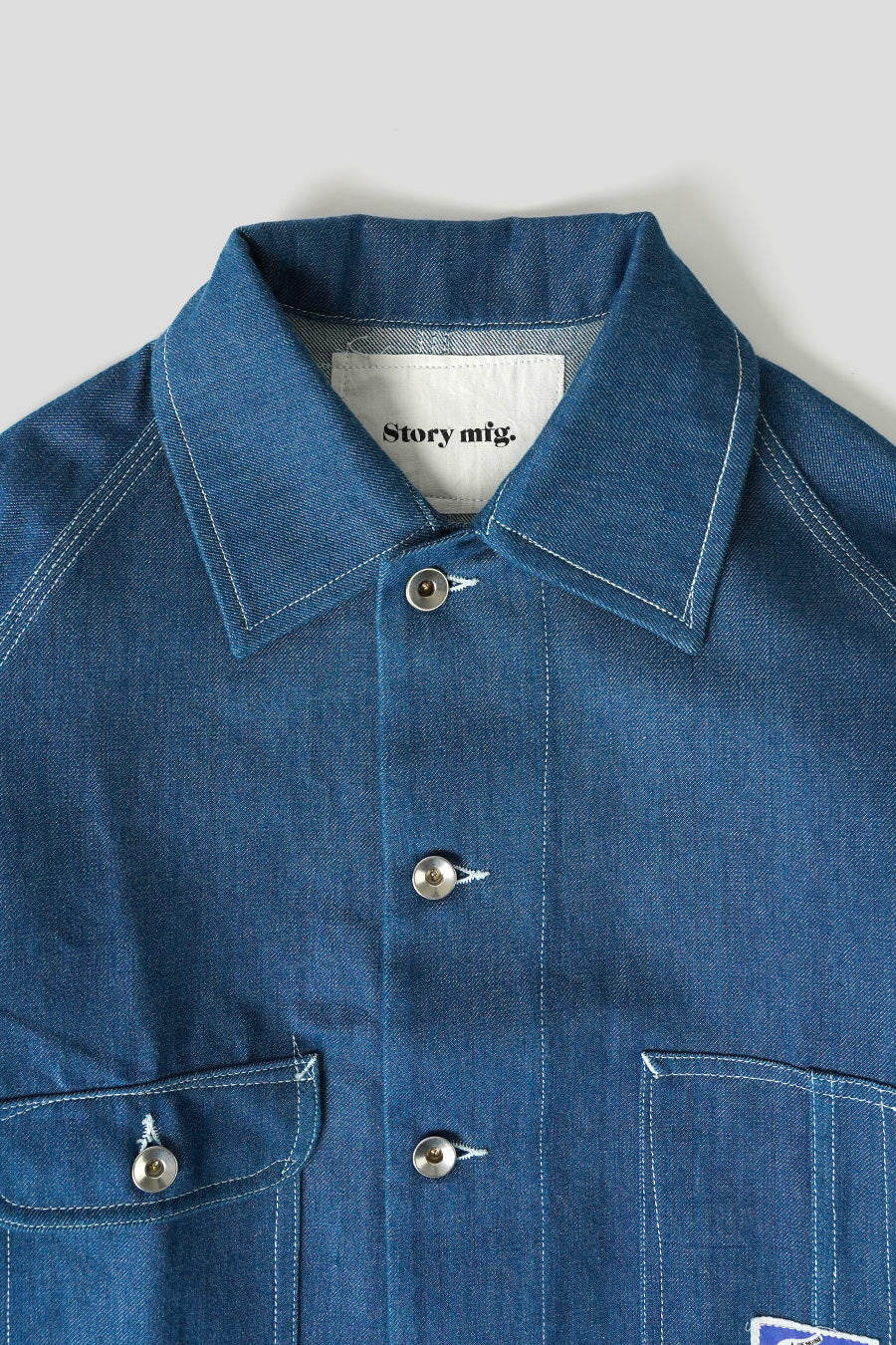 VESTE RAILROAD INDIGO DENIM - Image 3