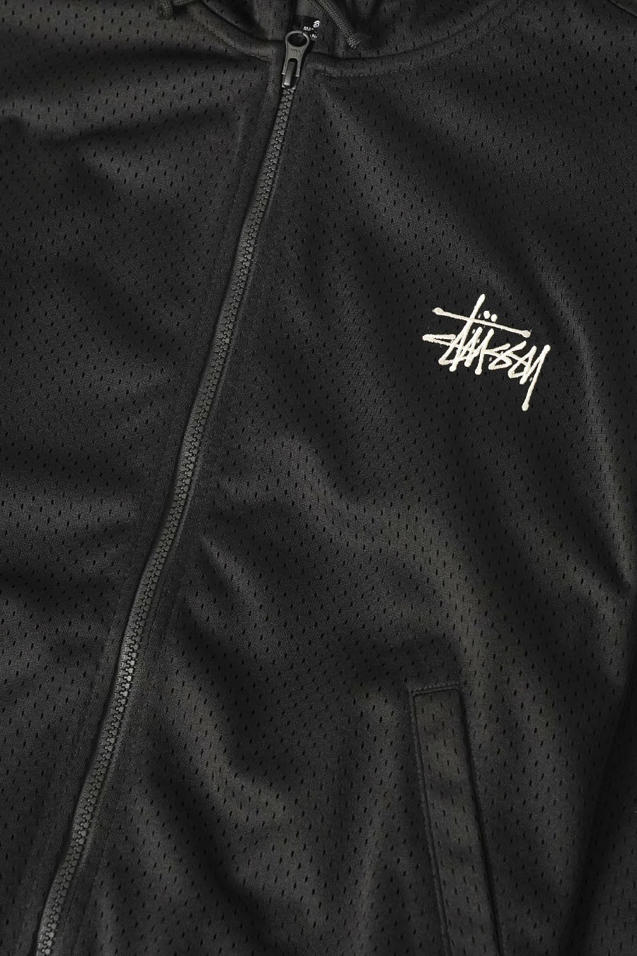 HOODIE ZIP ATHLETIC MESH NOIR - Image 2