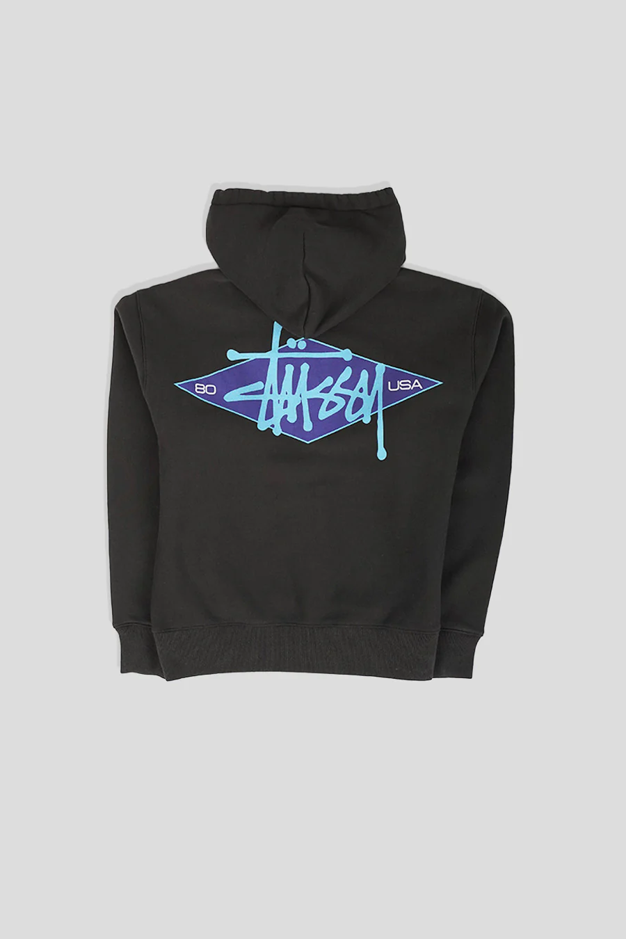 HOODIE ZIP BASIC DIAMOND NOIR - Image 3