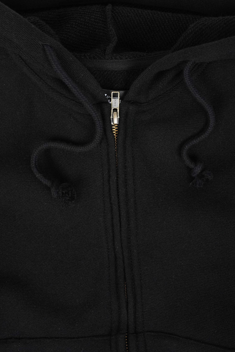 HOODIE ZIP BRASS KNIT NOIR - Image 4
