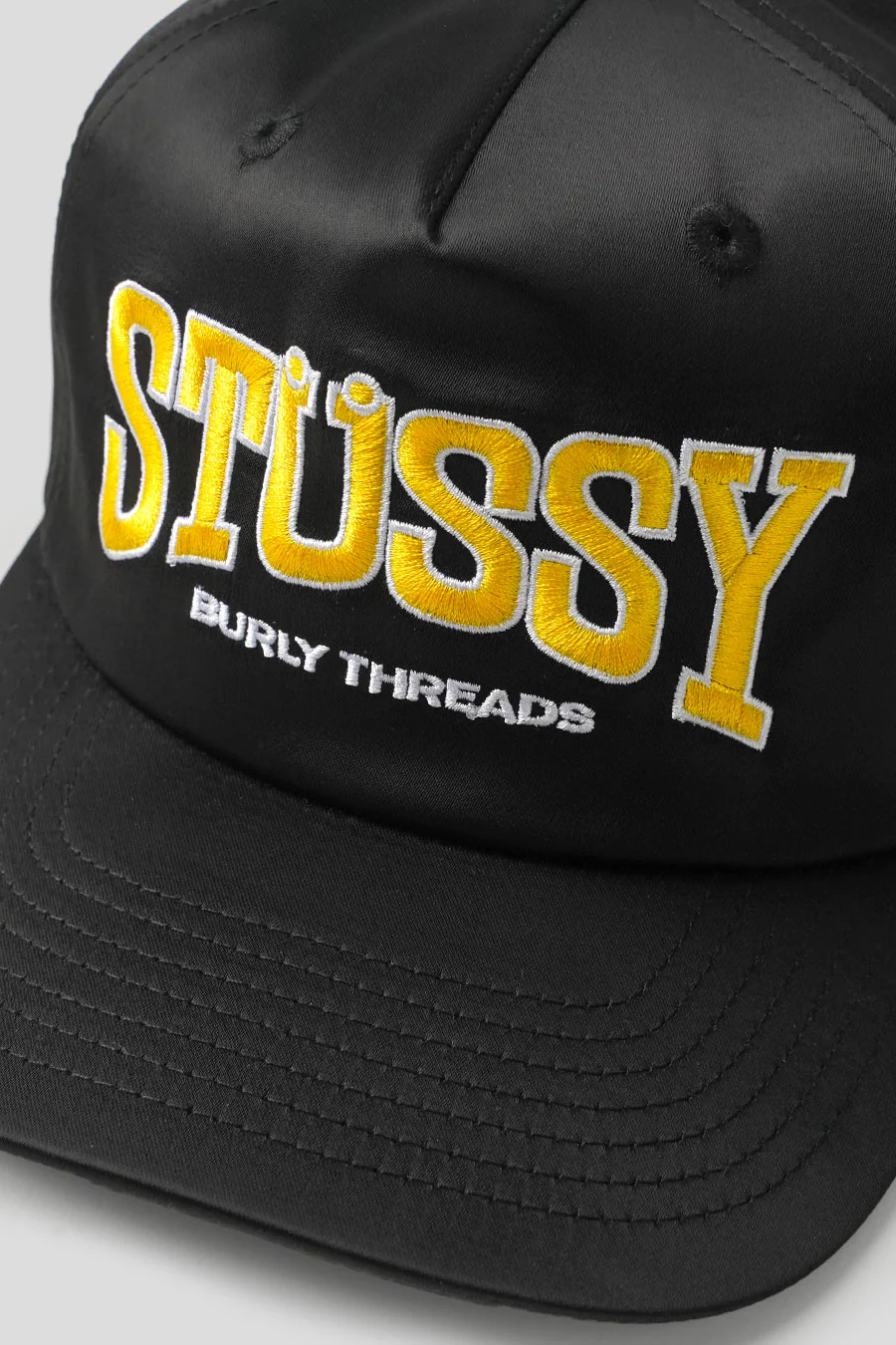 CASQUETTE BURLY THREADS NOIRE - Image 2