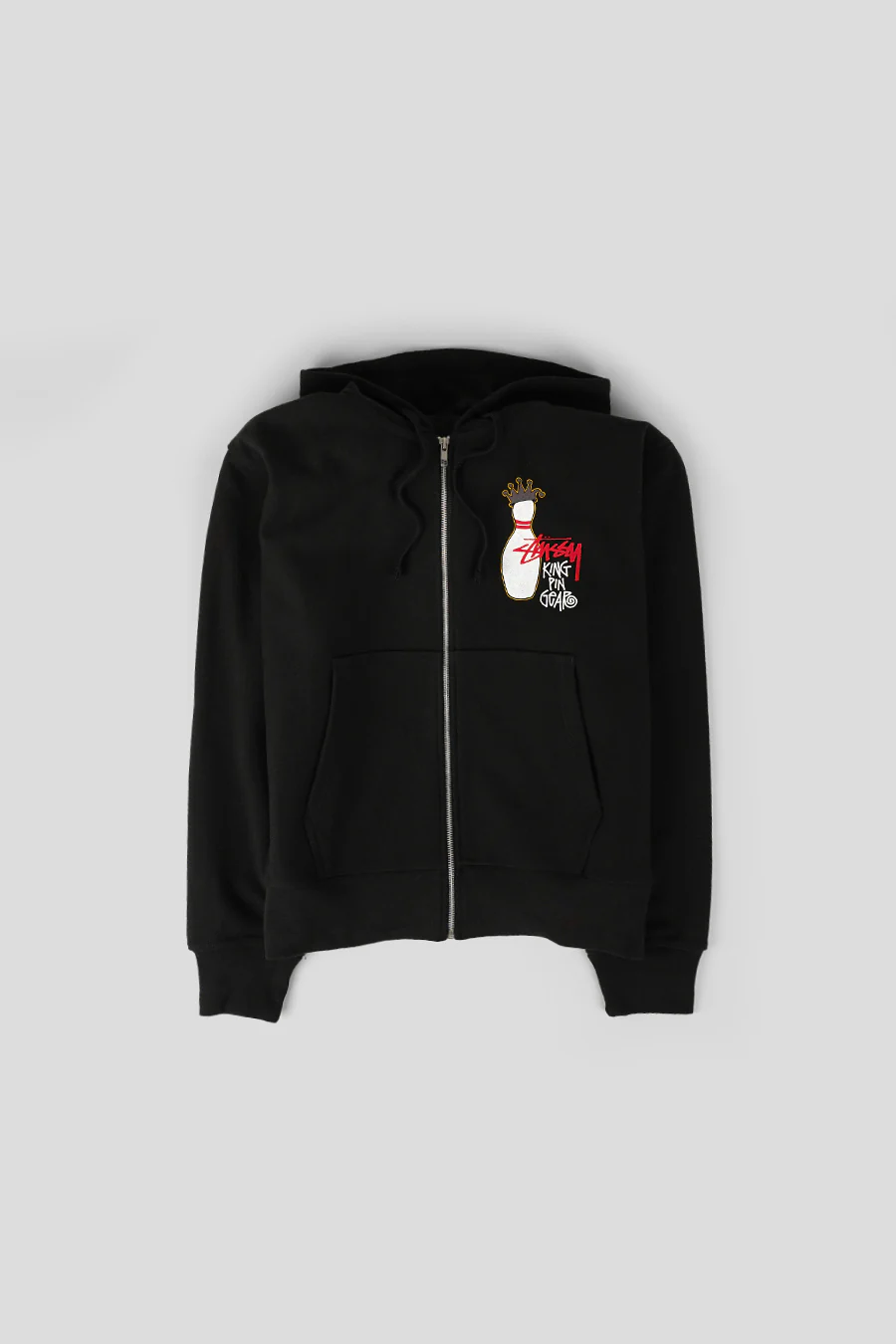 HOODIE ZIPPÉ KINGPIN NOIR