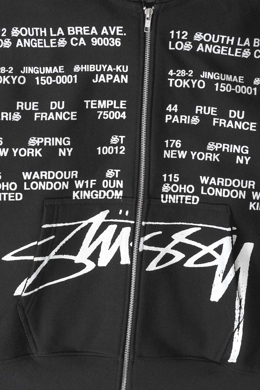 HOODIE ZIP LOCATIONS NOIR - Image 2