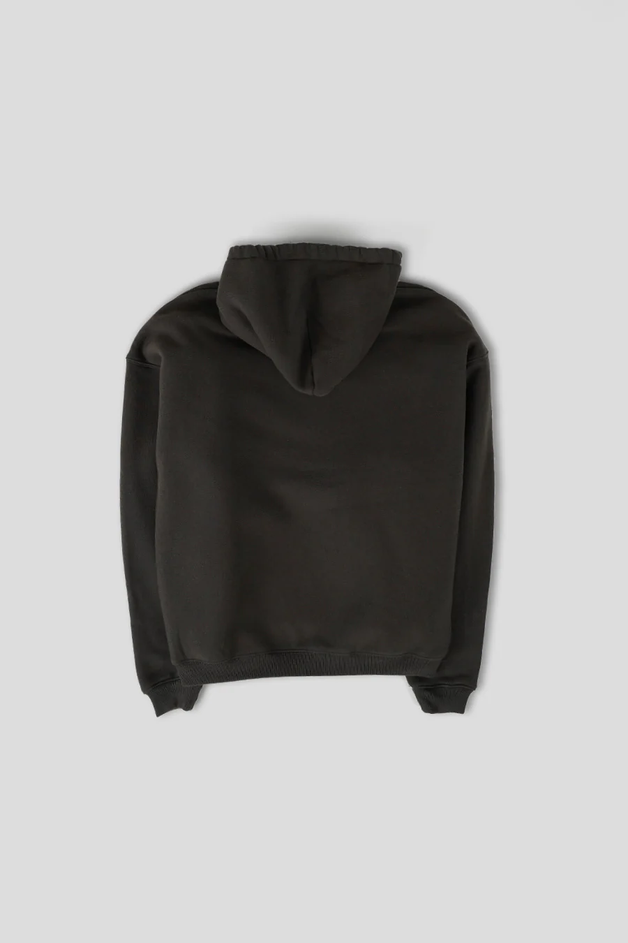 HOODIE SATIN PATCH OVERSIZED NOIR - Image 3