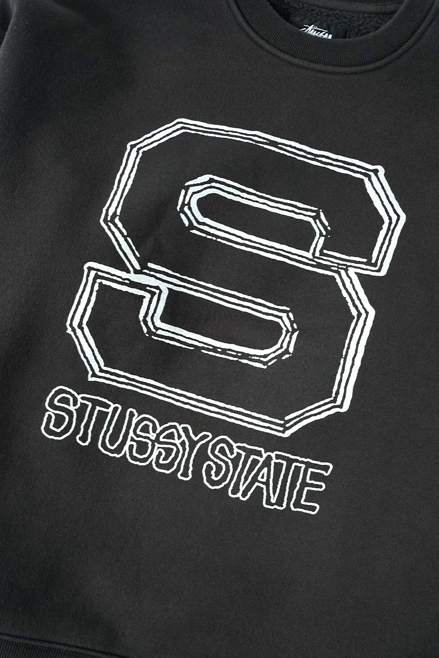 CREWNECK STUSSY STATE NOIR - Image 2