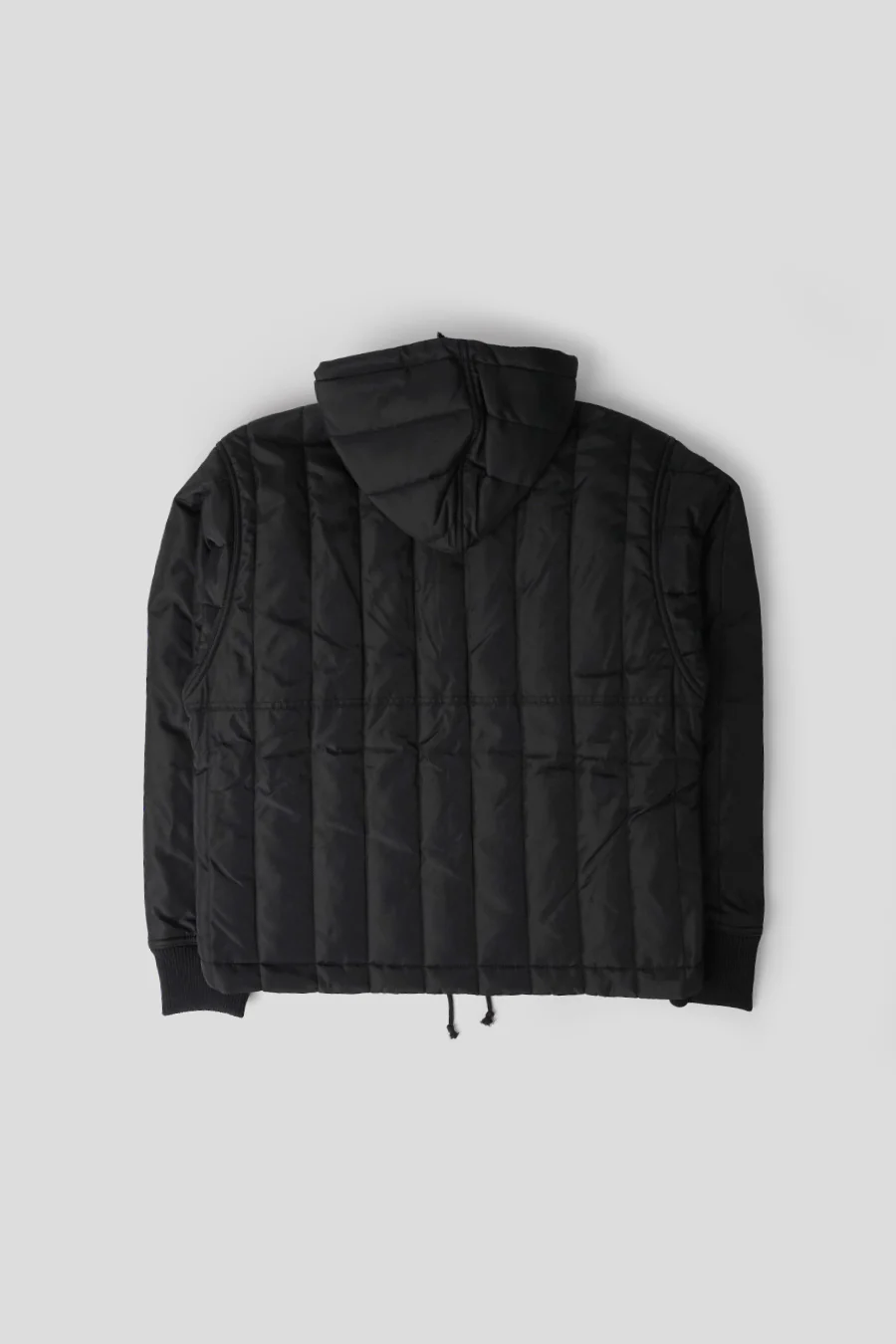 VESTE WORK QUILTED NYLON NOIRE - Image 3