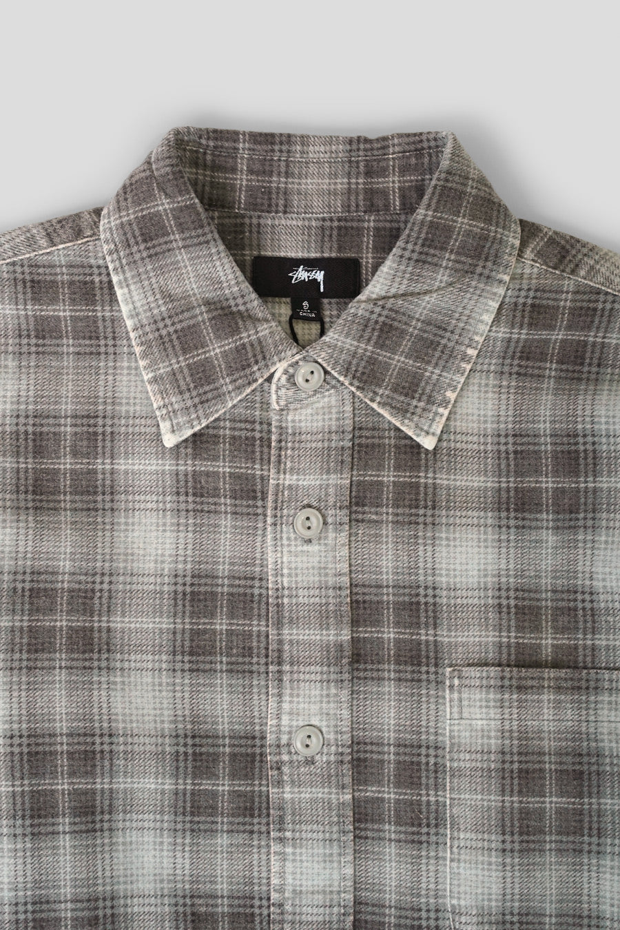 CHEMISE MANCHES LONGUES DEX PLAID MARRON - Image 2