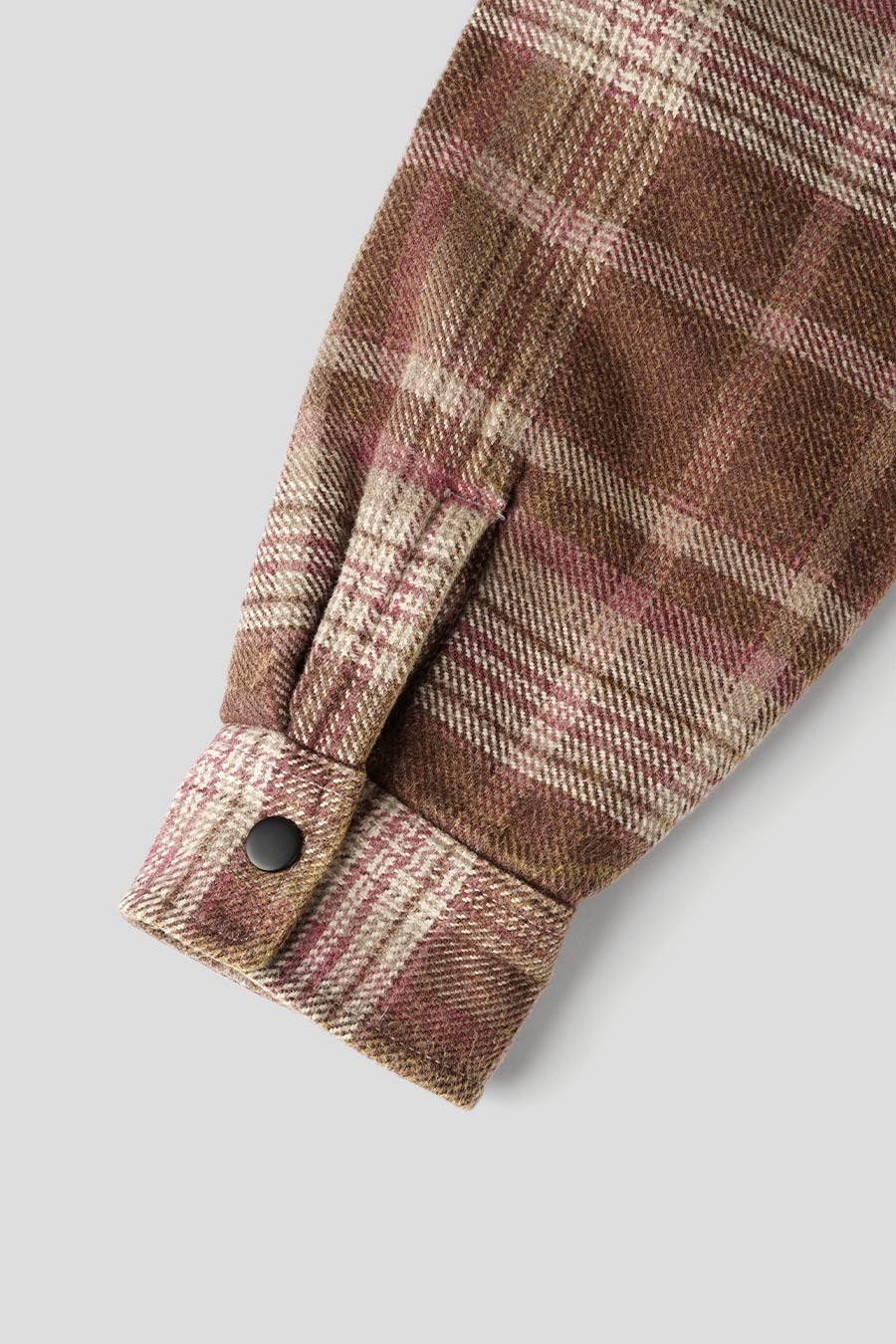 CHEMISE HEAVY PLAID MARRON - Image 5