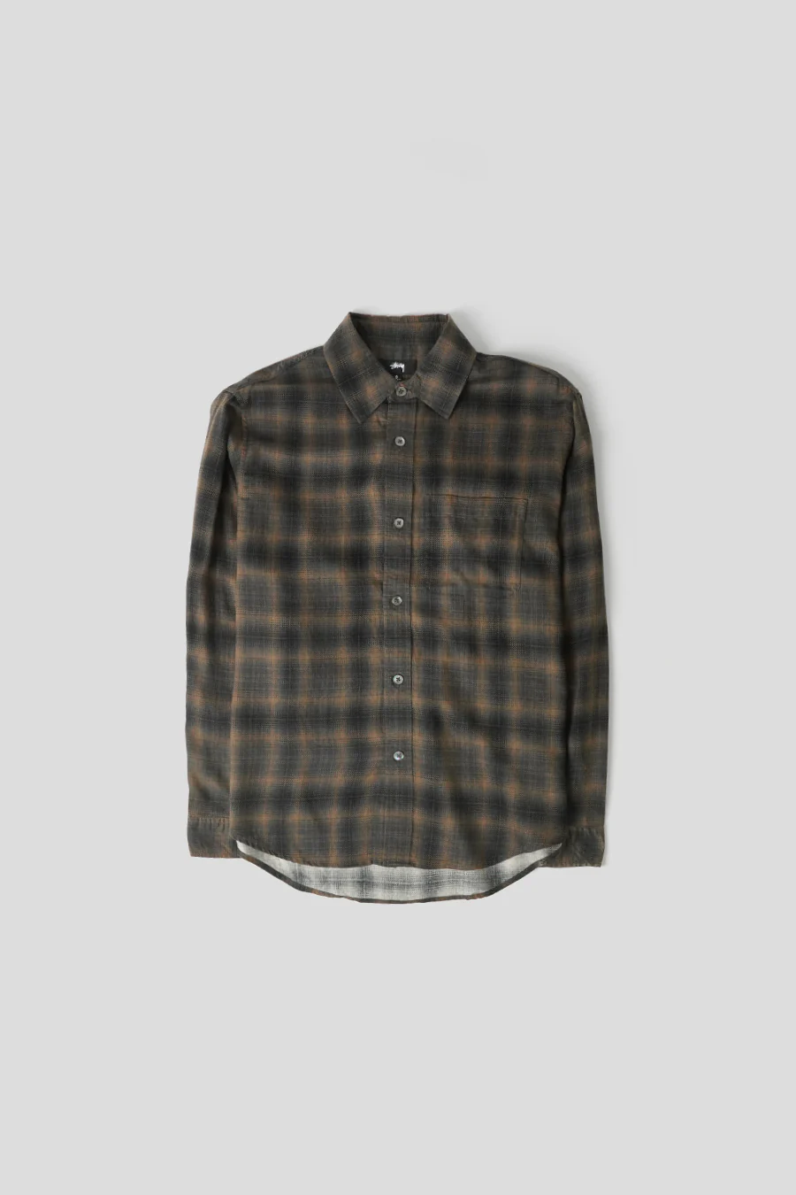CHEMISE MATTHEW PLAID BD MARRON